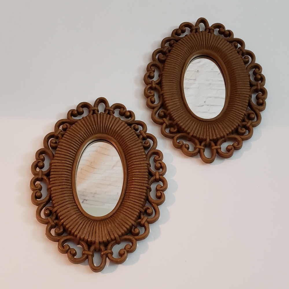 Vintage Homco Accent Mirrors 1978
